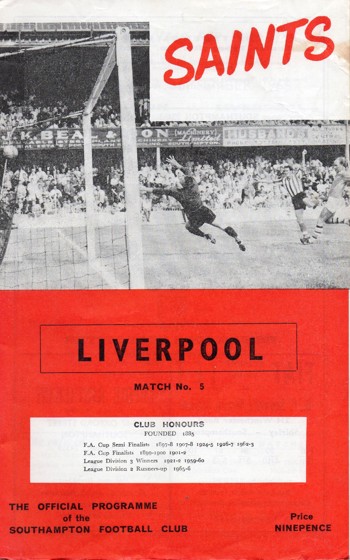 Match programme